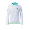 Real Madrid Träningsjacka Hood 2017-18 Vit